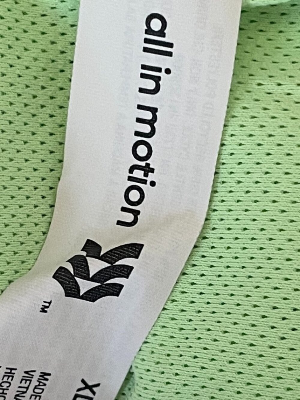 All In Motion™ Light Green Top - Picture 4 of 4